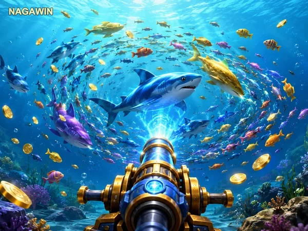 Detail grafis dan elemen permainan pada Jackpot Fishing